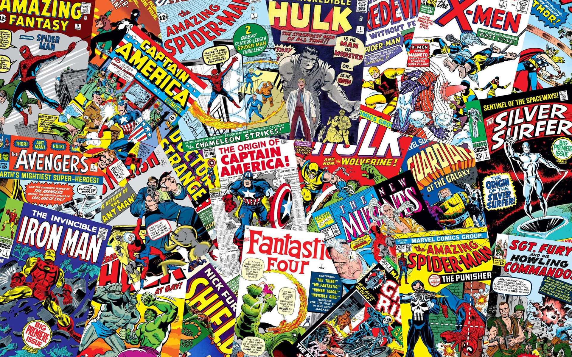 Marvel Comic Book Background Wallpaper