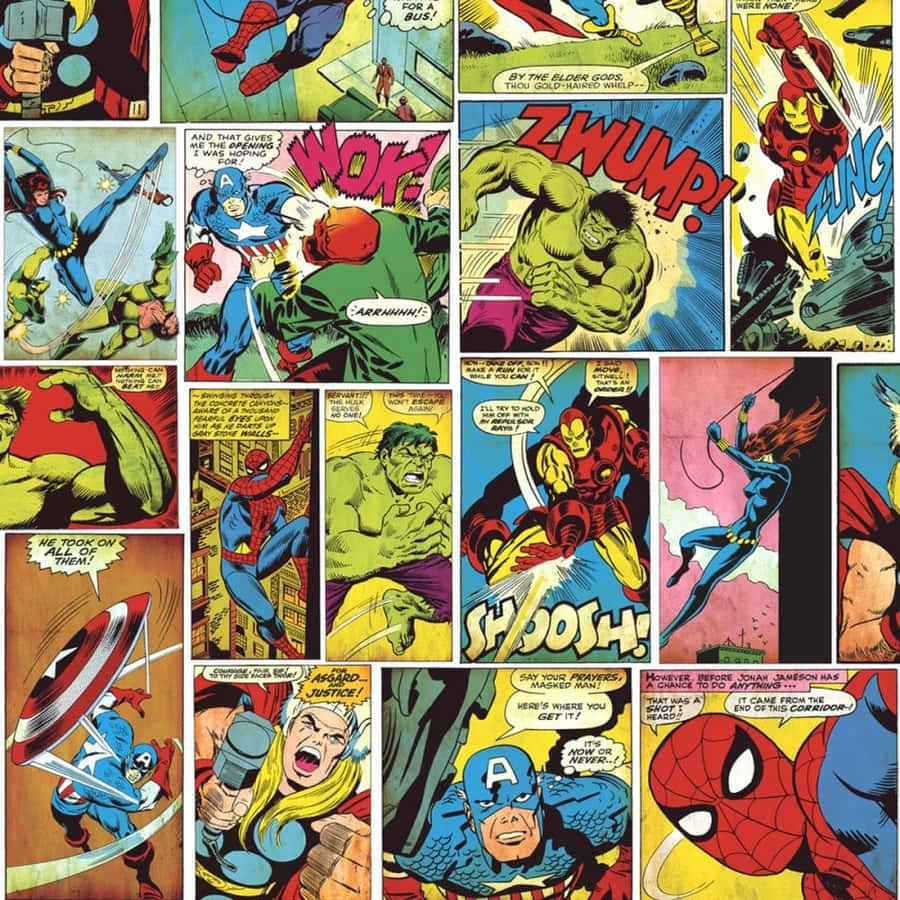 Marvel Comic Book Fond d'écran