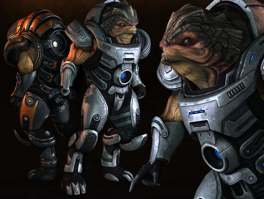 Mass Effect Grunt Bakgrunnsbildet