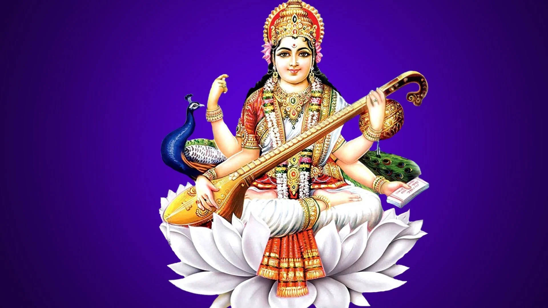 Mata Saraswati Fond d'écran