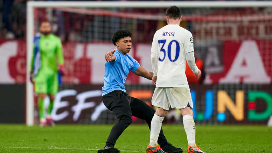 Messi Dribling Bakgrunnsbildet