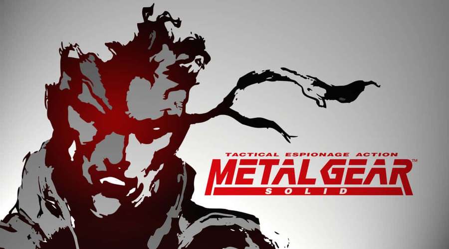 Metal Gear Solid logo with a stylized soldier and bird silhouette. — Metal Gear Solid Characters Wallpaper