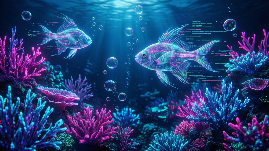 Digital Depths — Metaverse Taustakuvat