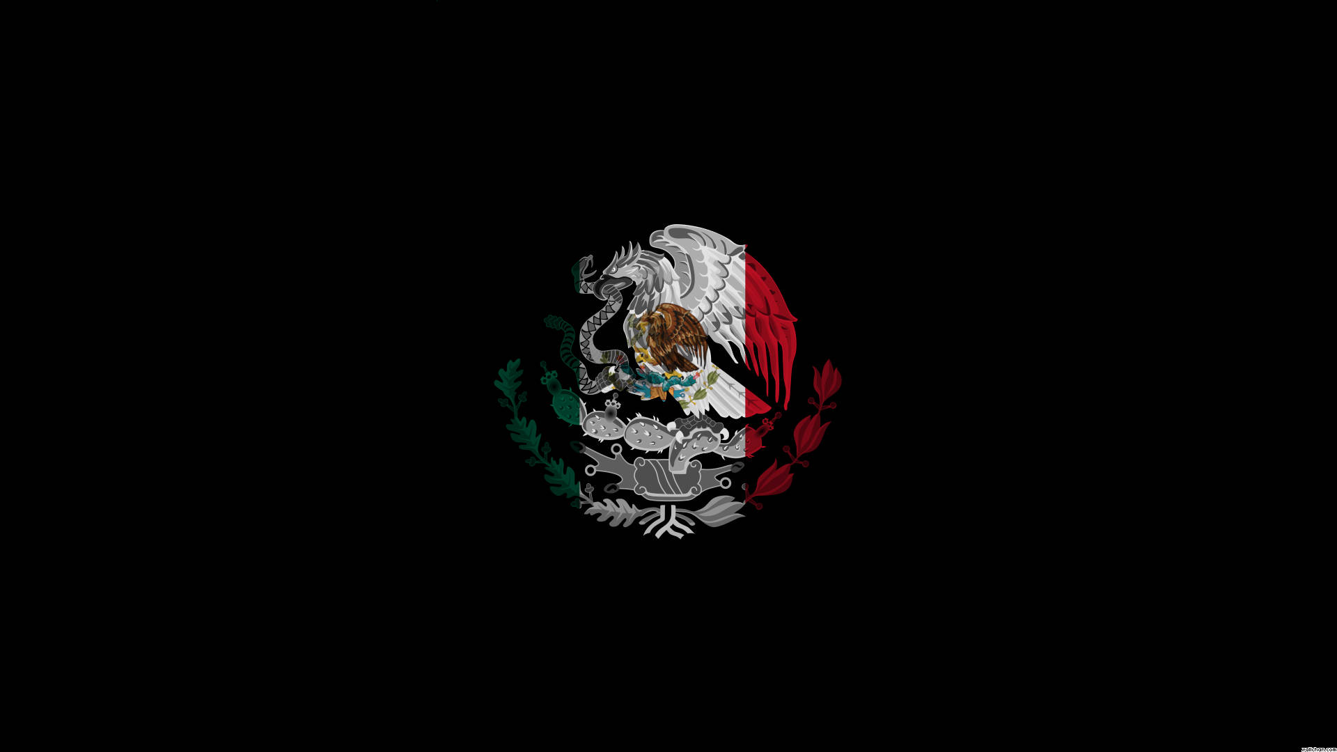 Mexico Vlag Achtergrond