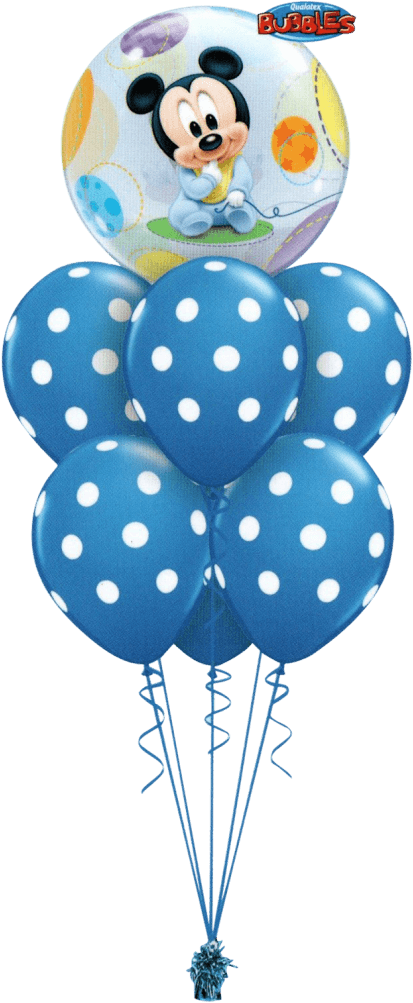 Mickey Balloons Svg SVG
