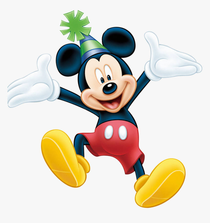 Mickey Mouse Verjaardag Achtergrond