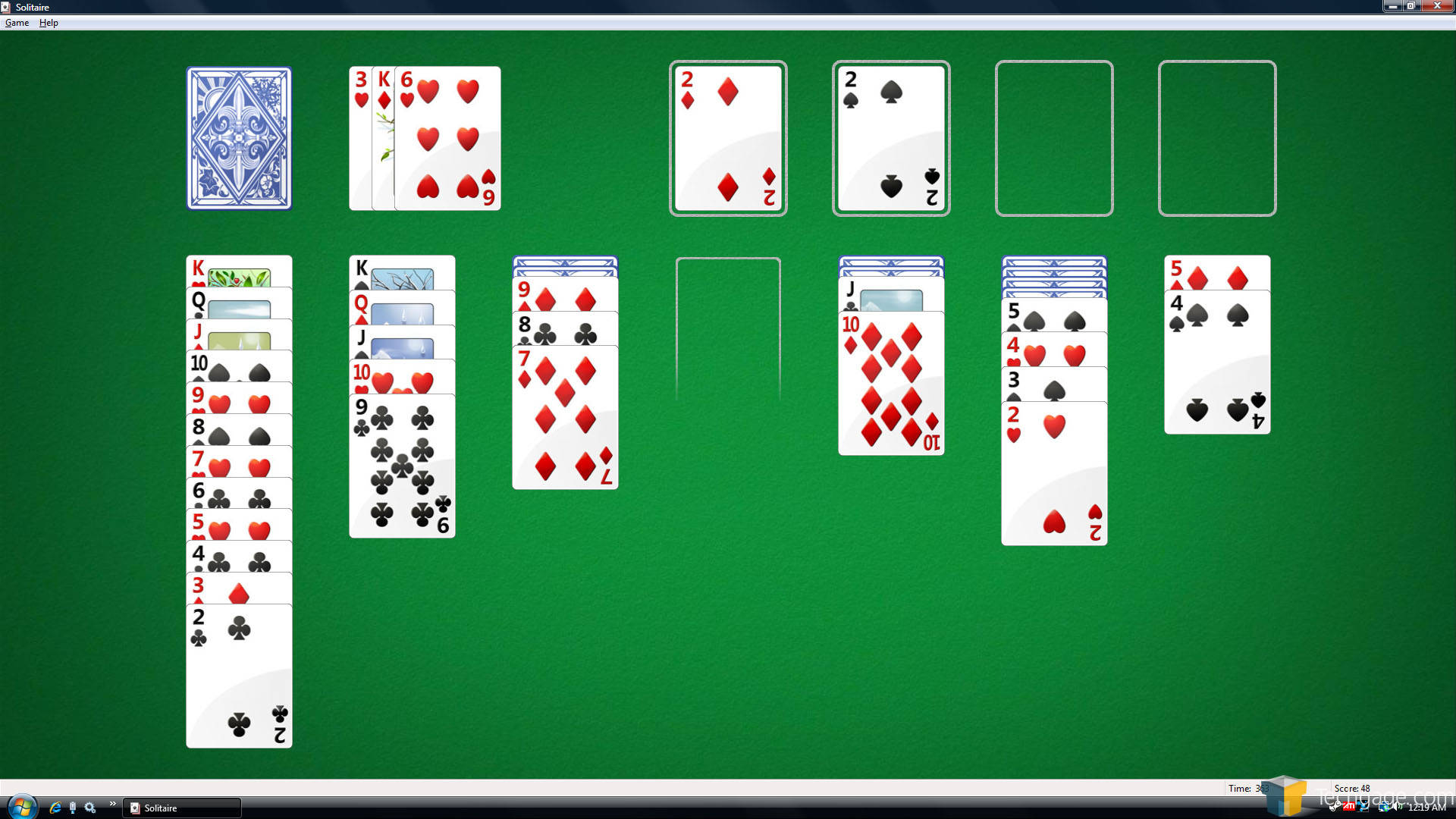 Microsoft Solitaire Taustakuva