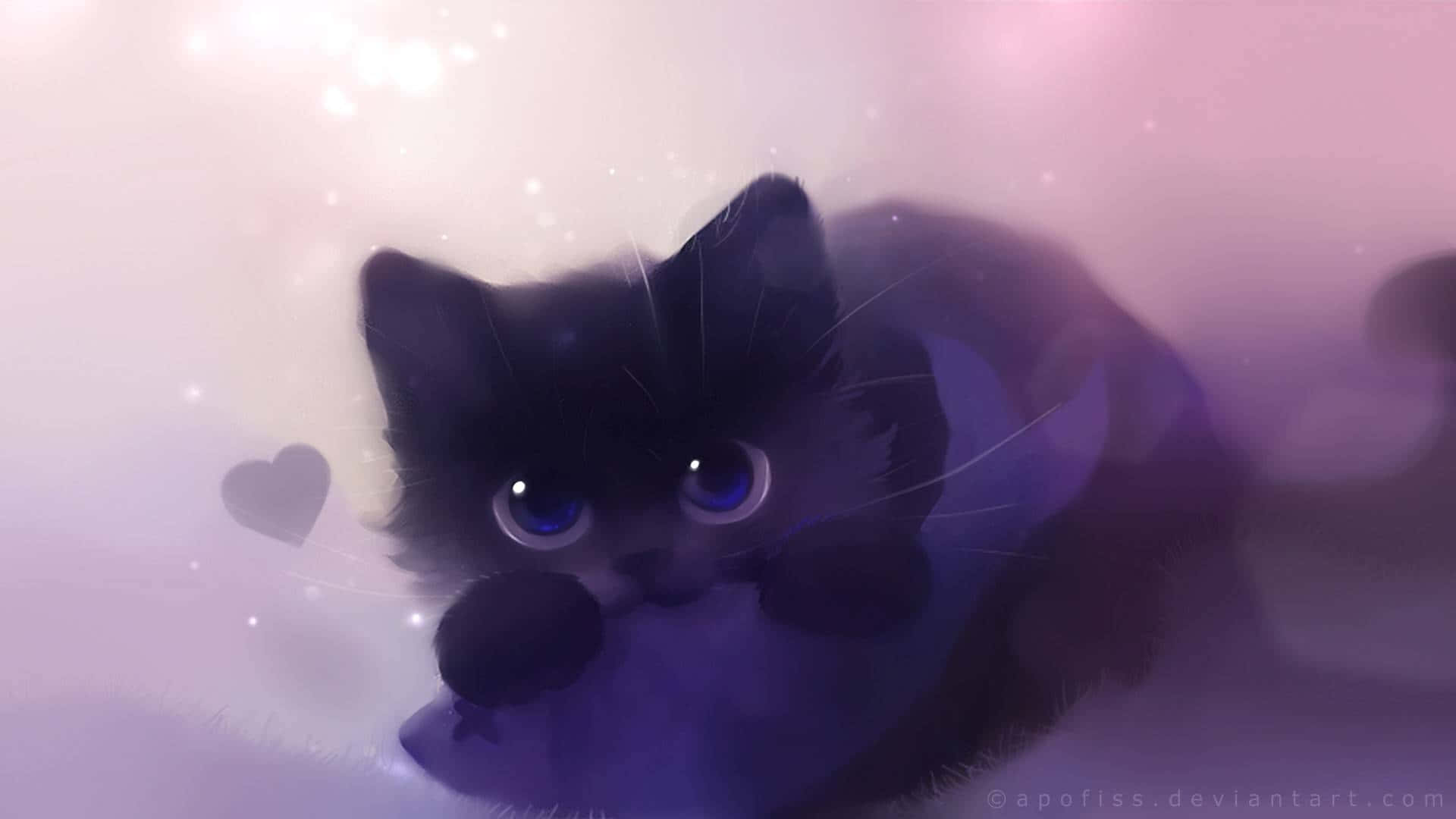 Mignon Animal Anime Fond d'écran