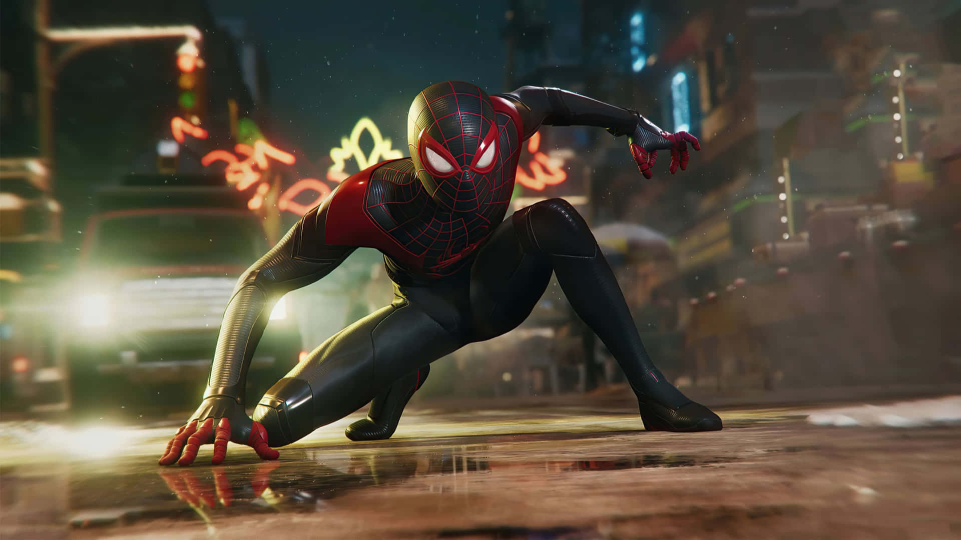 Miles Morales 4k Achtergrond