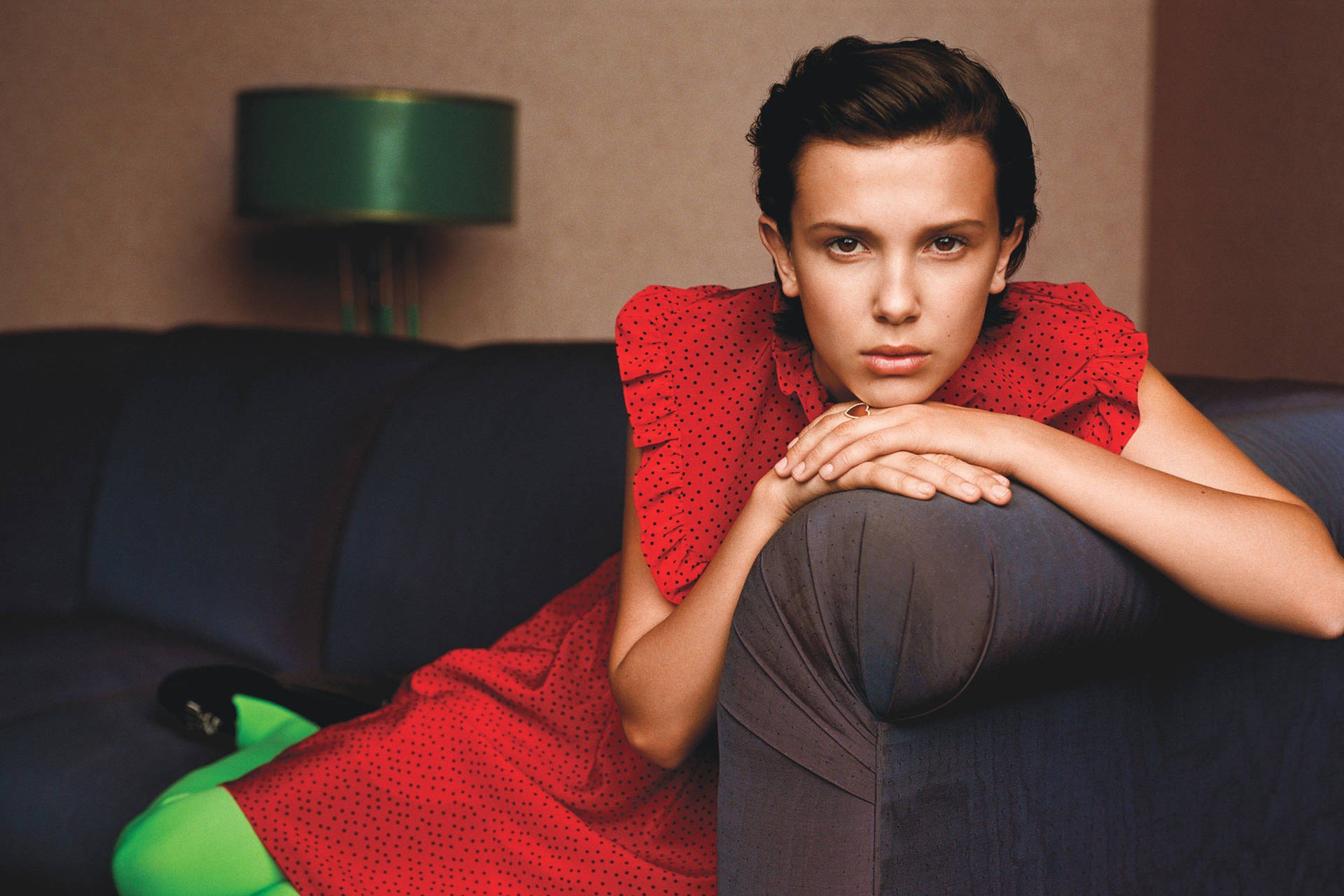 millie bobby brown florence by mills campaign 5k MacBook Air Wallpaper  Download | AllMacWallpaper