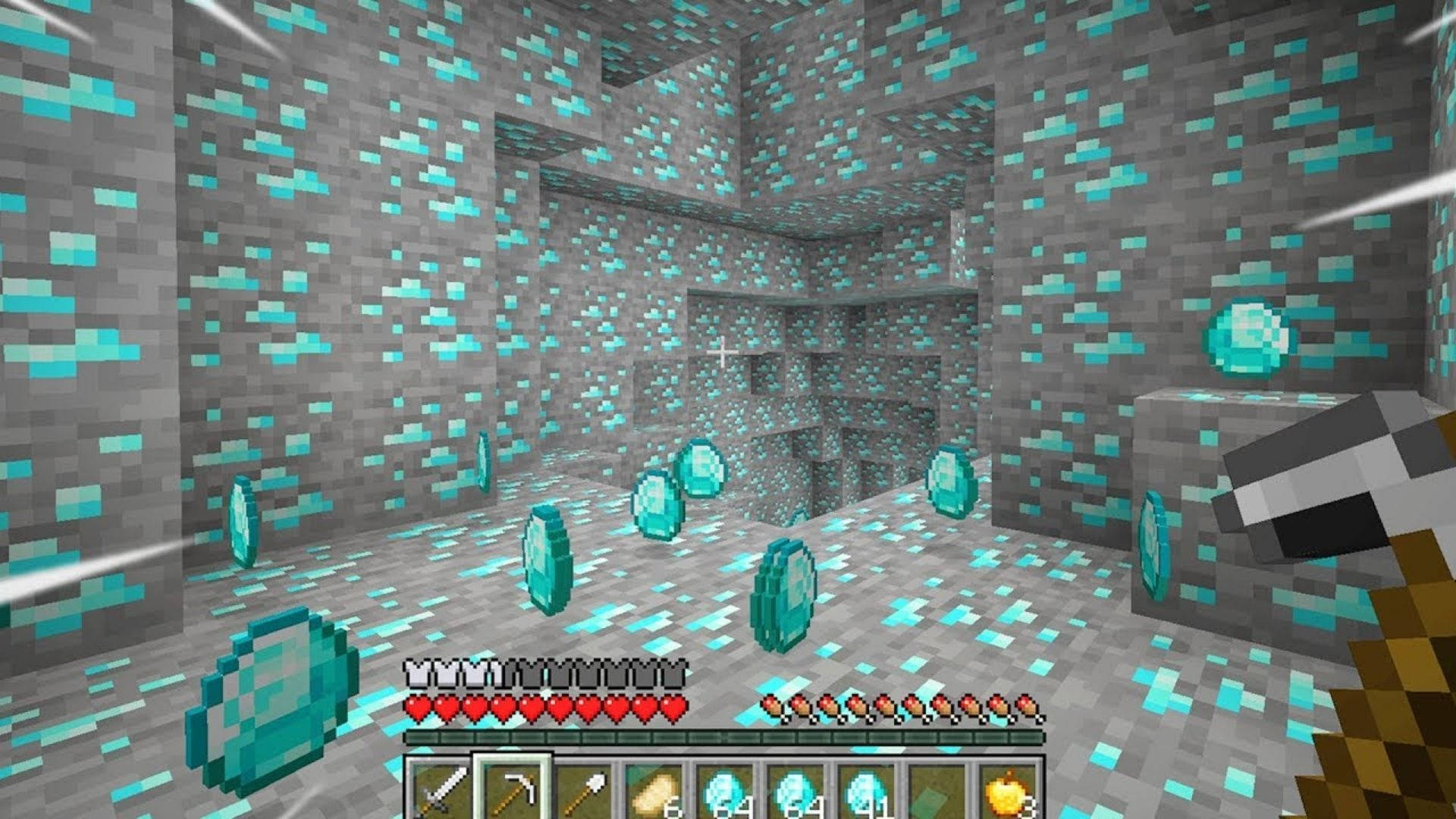 Minecraft Diamond Achtergrond