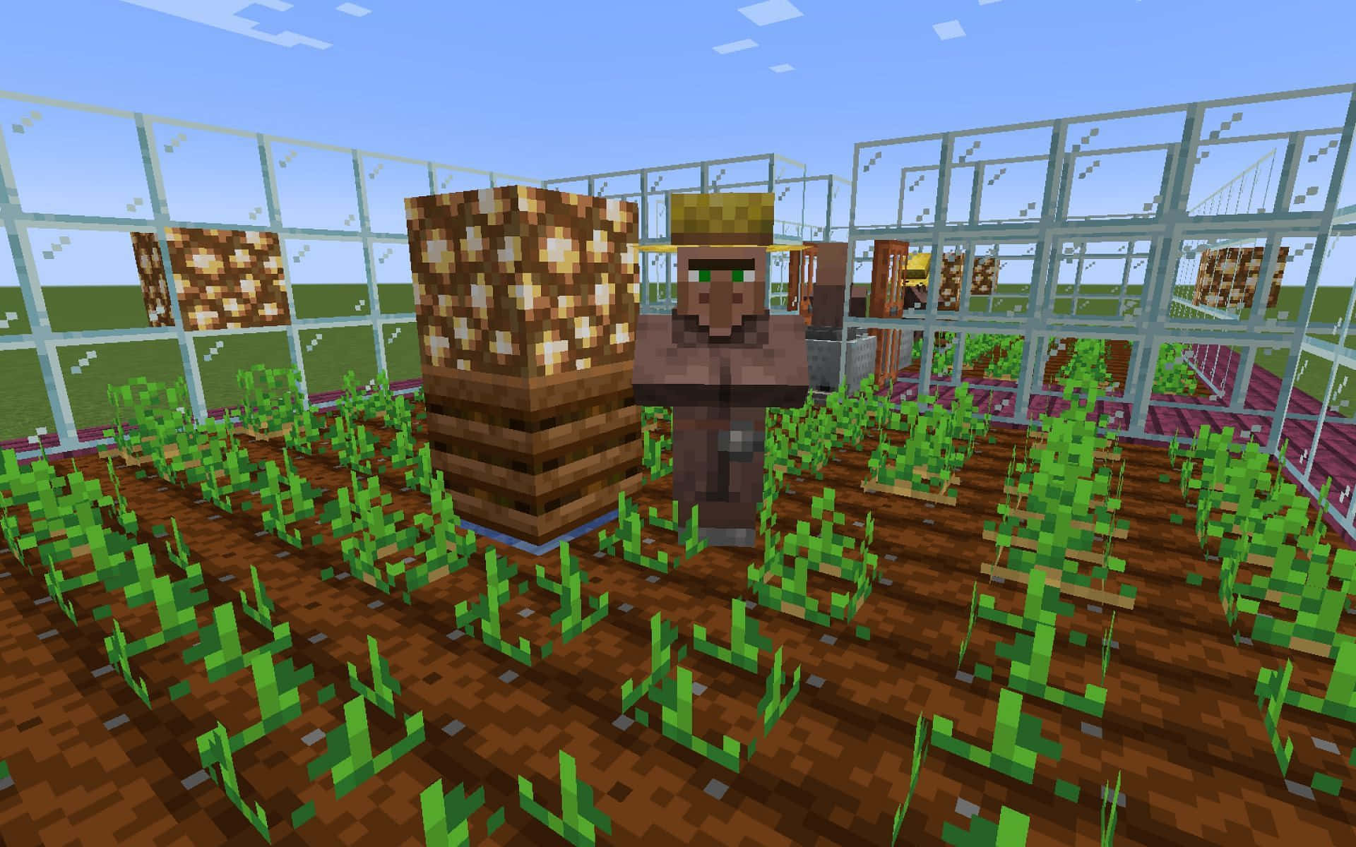 Minecraft Farming Wallpaper