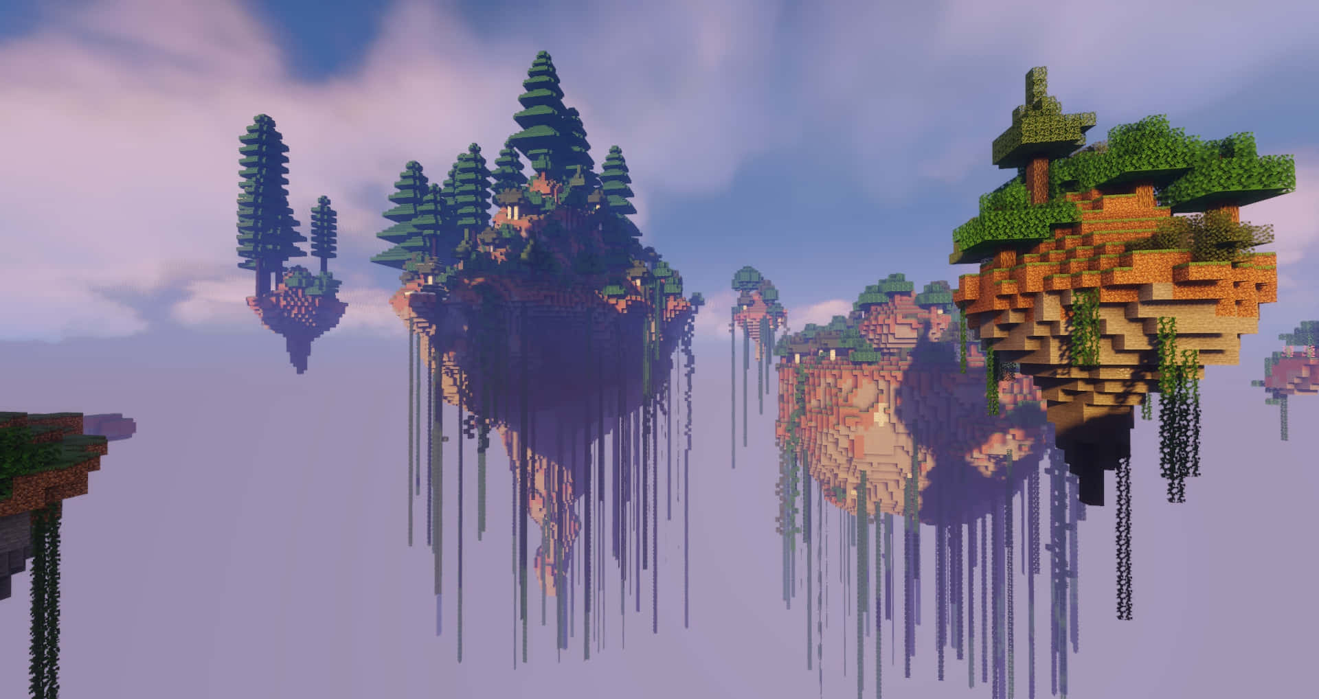 Minecraft Sky Block Wallpaper