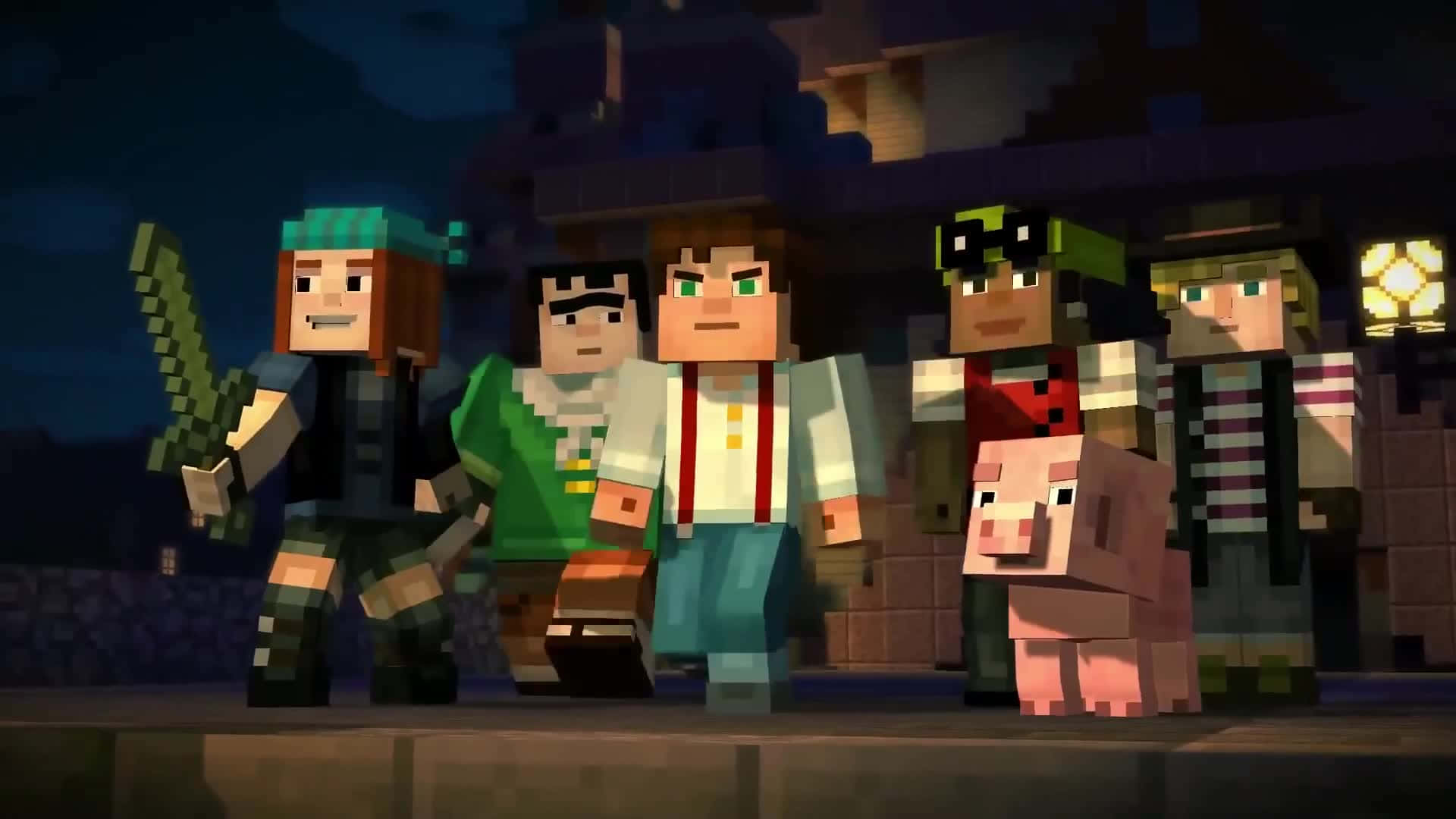 Minecraft Story Mode Achtergrond