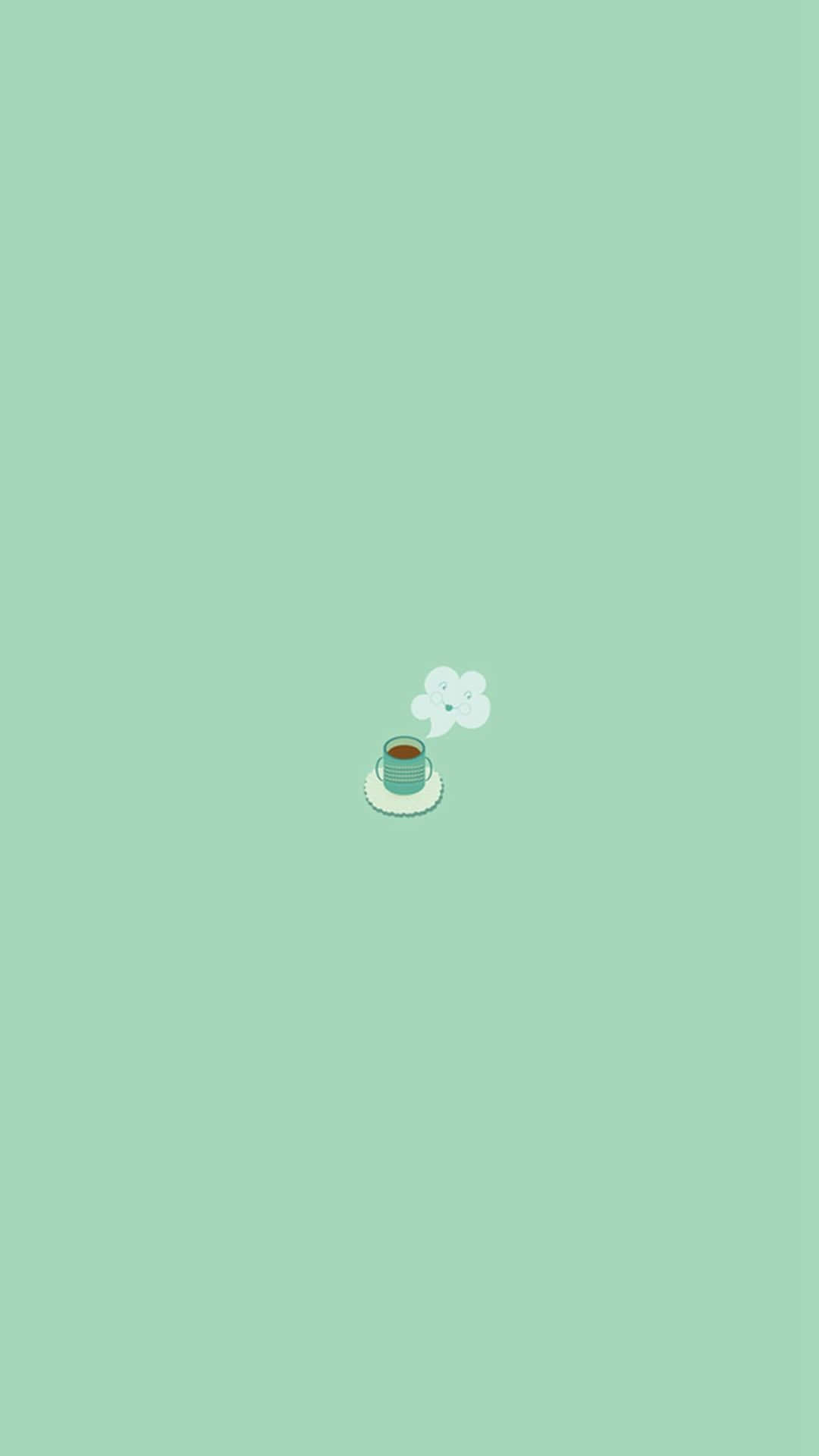 Minimalistische Koffie Achtergrond