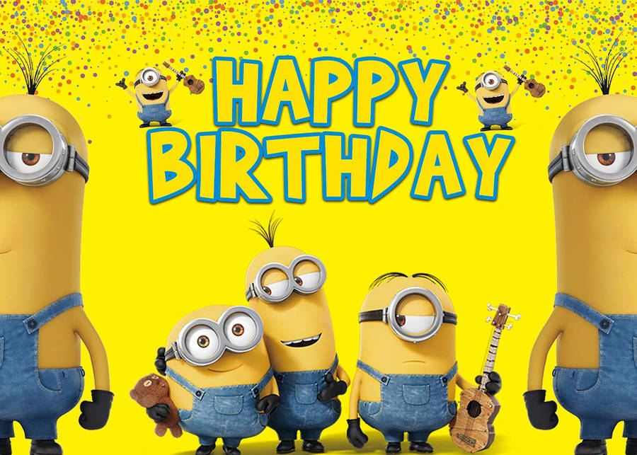[100+] Minion Birthday Wallpapers | Wallpapers.com