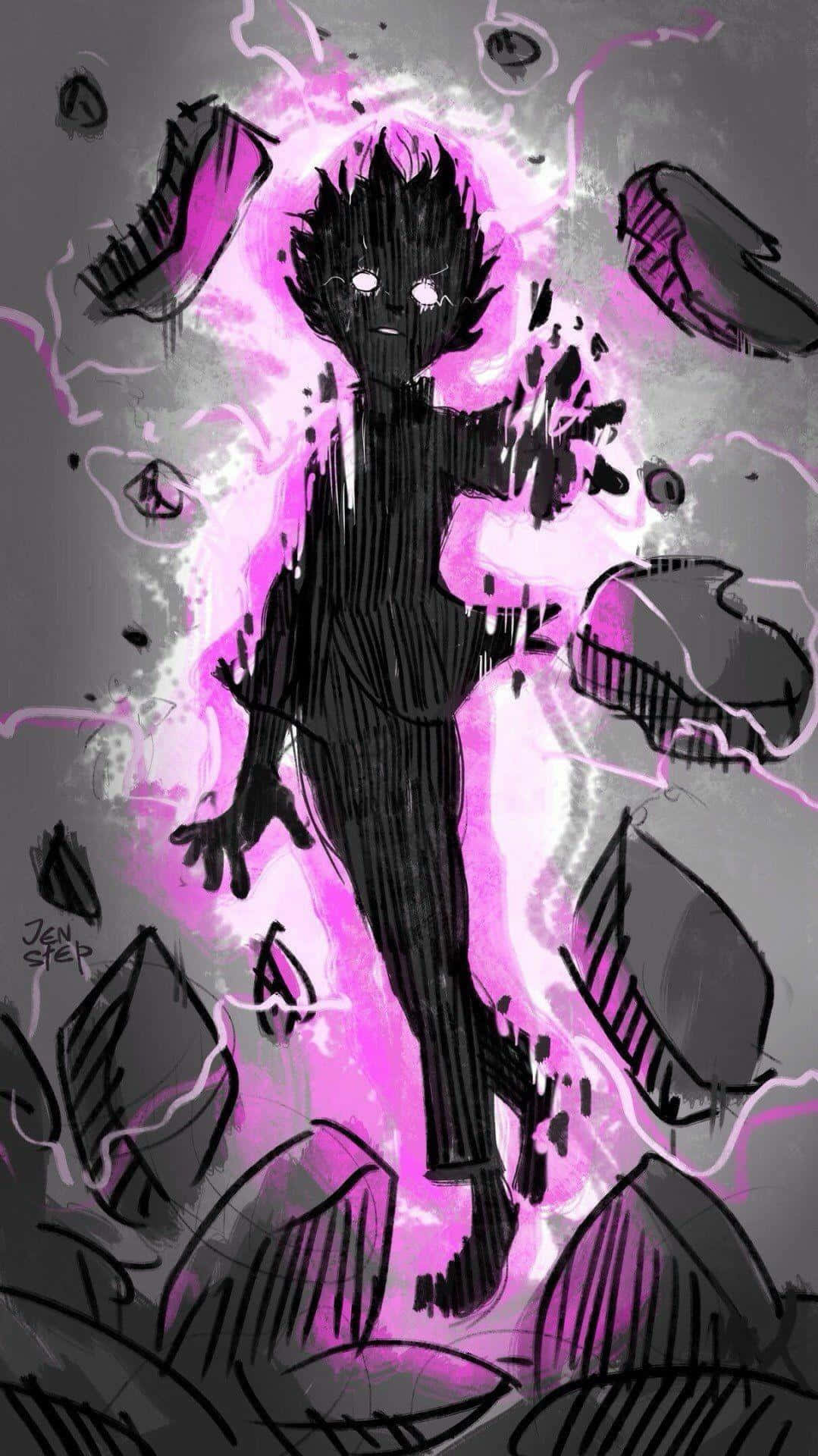 Mob Psycho Iphone Wallpaper