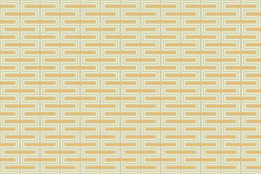 Vintage geometrisk tapet med gentagende gule og creme rektangulære mønstre. — Moderne Baggrunde Wallpapers