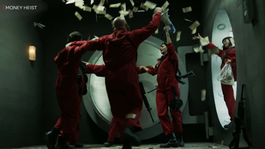 Money Heist Poster Bakgrunnsbildet