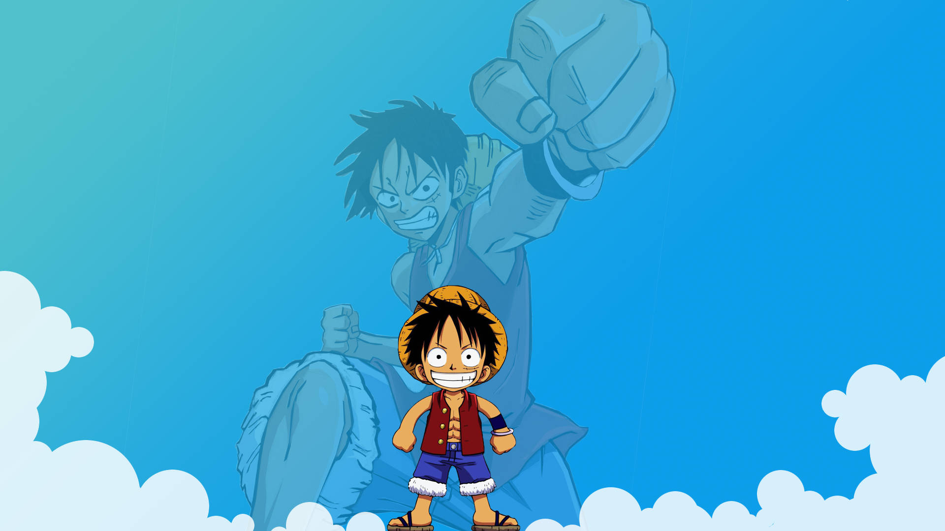 Monkey D Luffy Bakgrunnsbildet