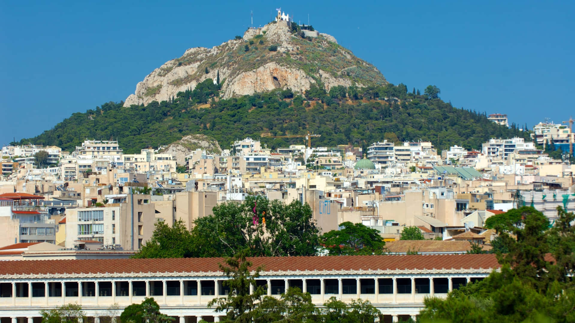 Mont Lycabette Fond d'écran