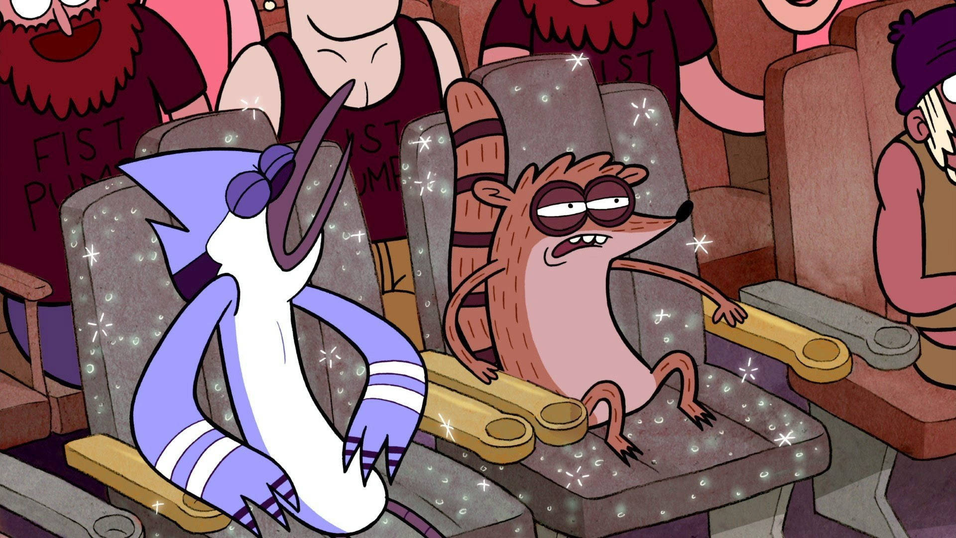 Mordecai And Rigby Achtergrond