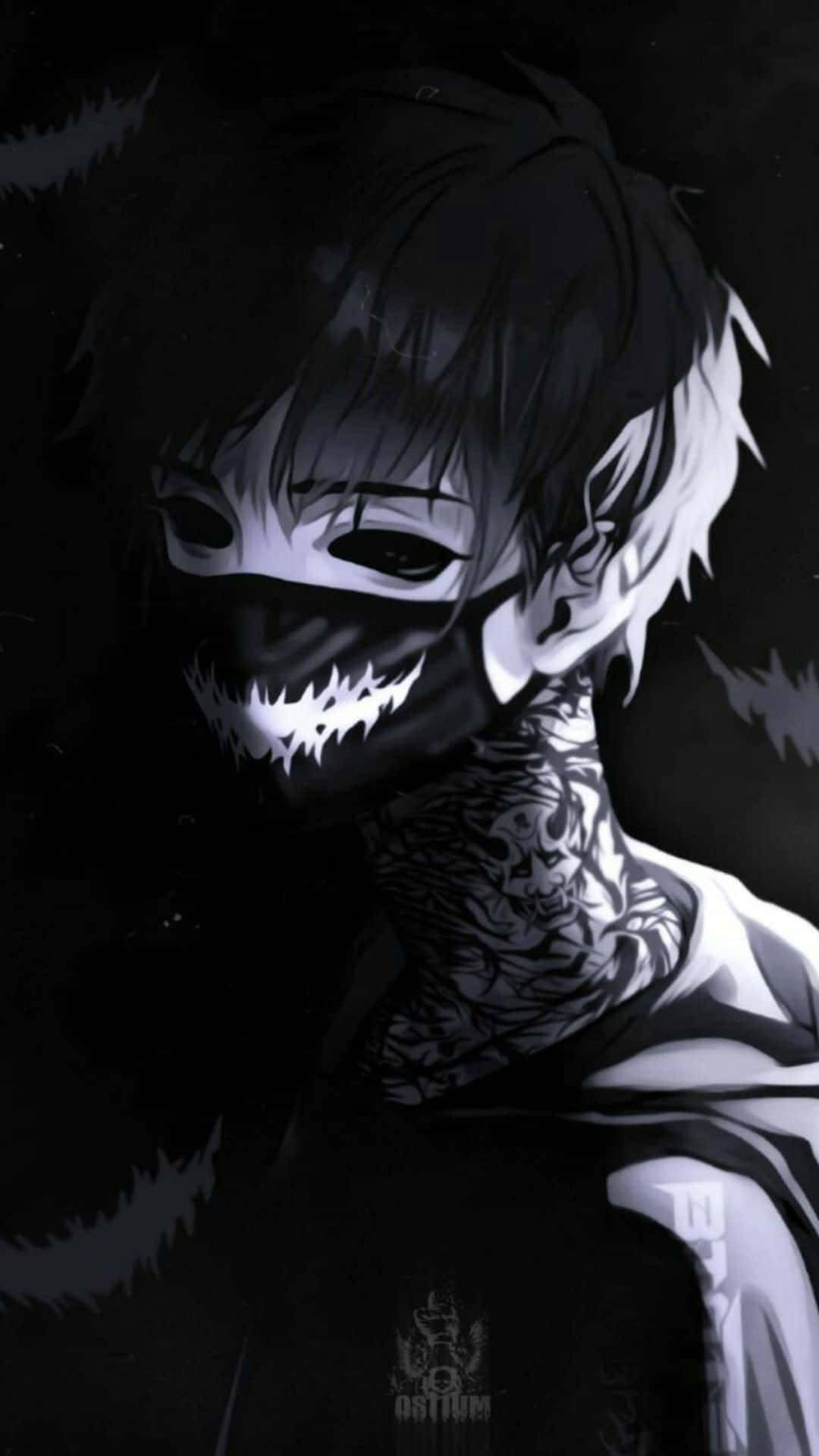Mørk Anime Dreng Wallpaper