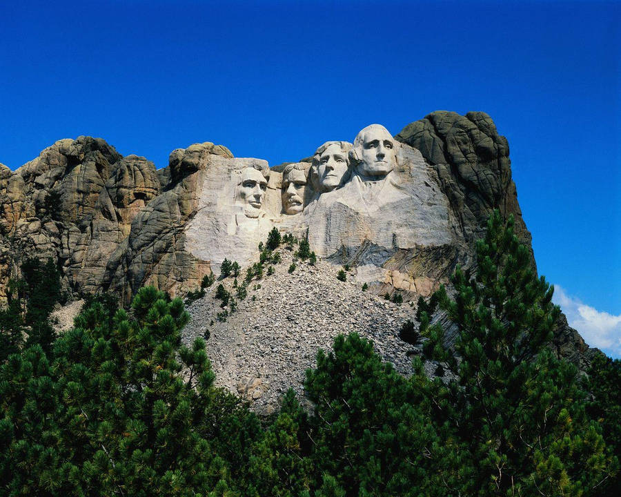 Mount Rushmore Background Wallpaper