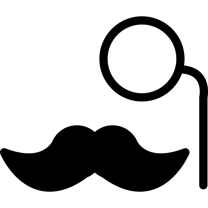 Mustache Svg SVG