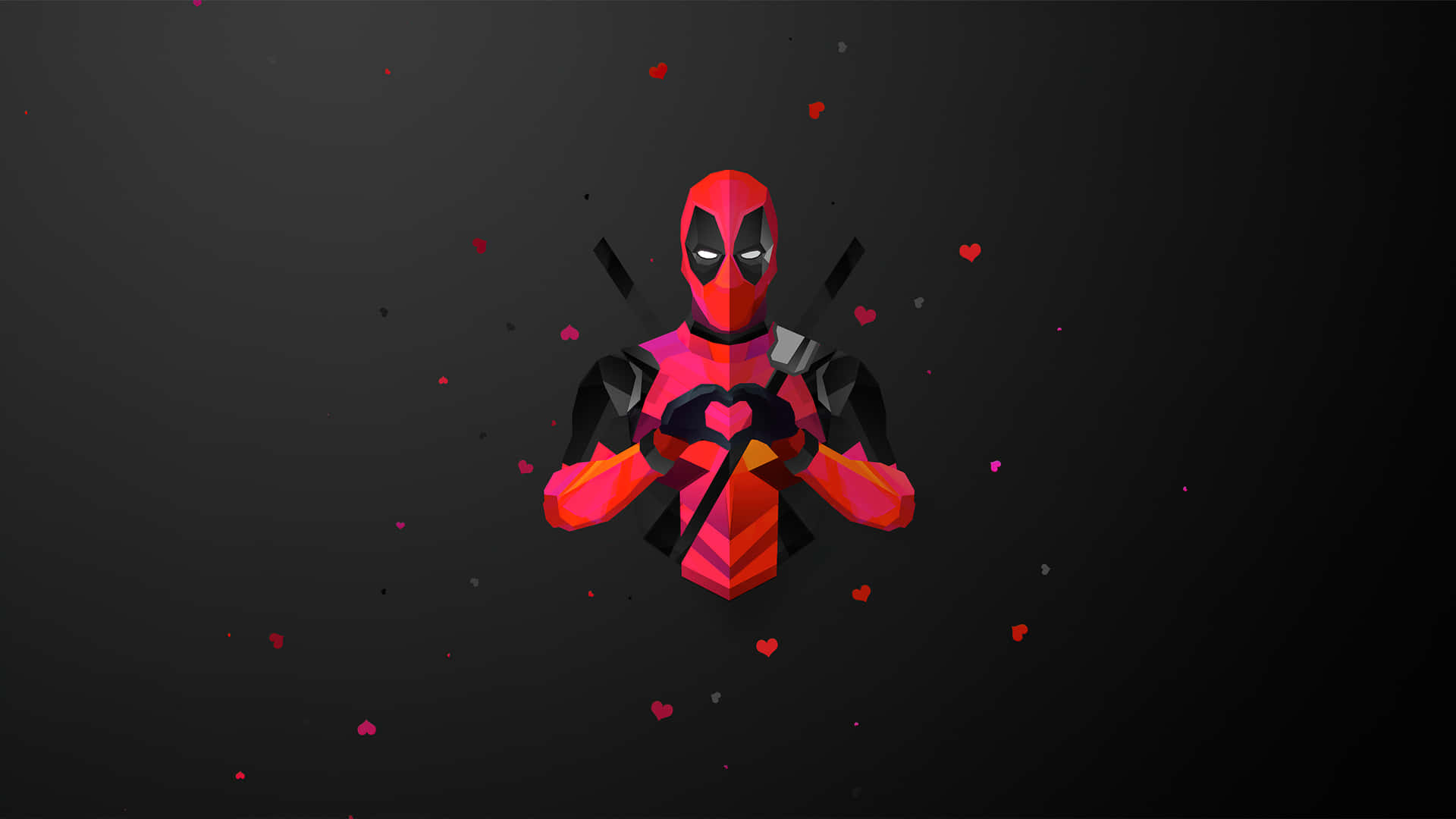 Mustat Deadpool Taustakuva