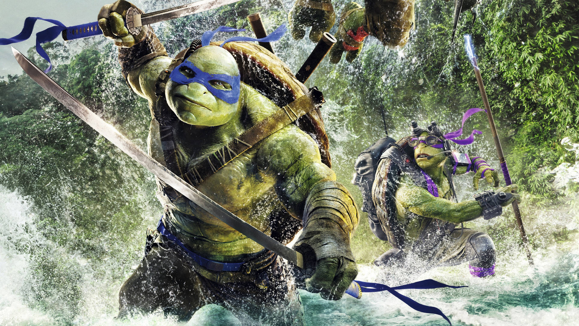 Mutante Ninja Schildkröten Im Teenageralter Wallpaper