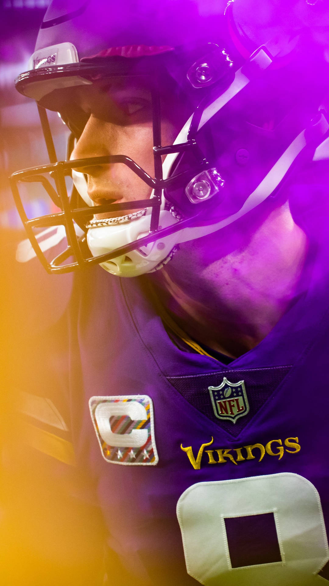 Minnesota Vikings Kirk Cousins 8 Poster For Fans poster canvas in 2023   Minnesota vikings Kirk cousins Fan poster