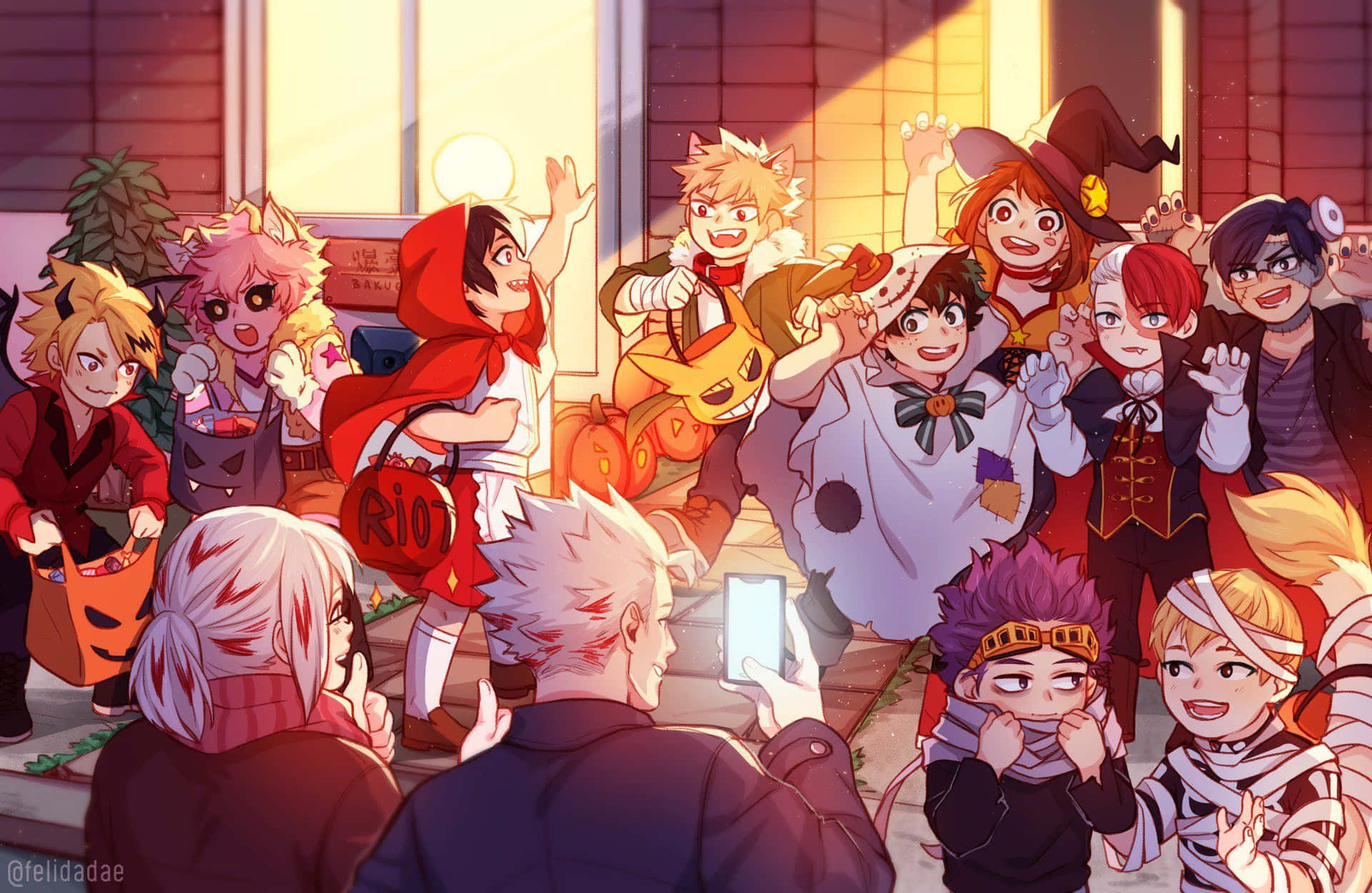 My hero academia halloween