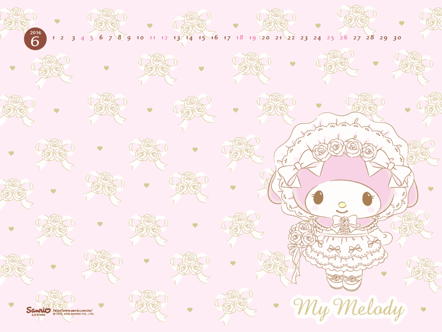 My Melody Laptop Wallpaper