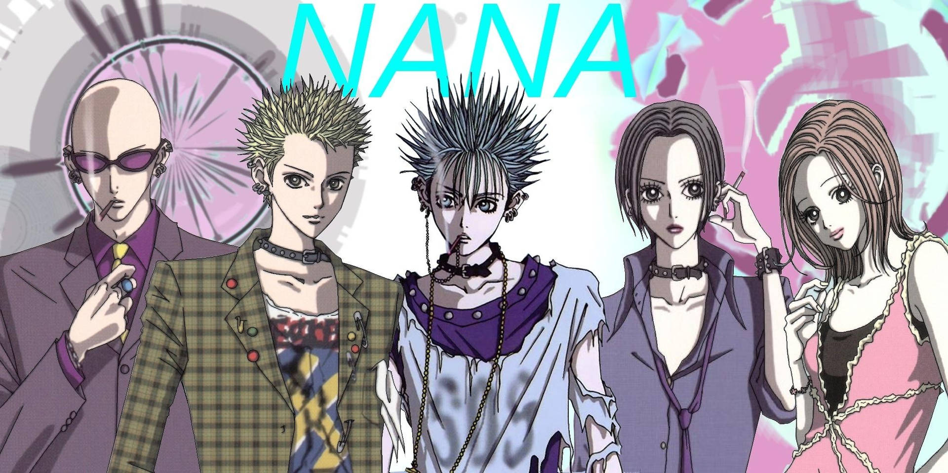 Nana Anime Figure Poster Necklace Glass Dome Charm Cool Girl Pattern Silver  Pendant Christmas Gift Jewelry Fans Collection - AliExpress
