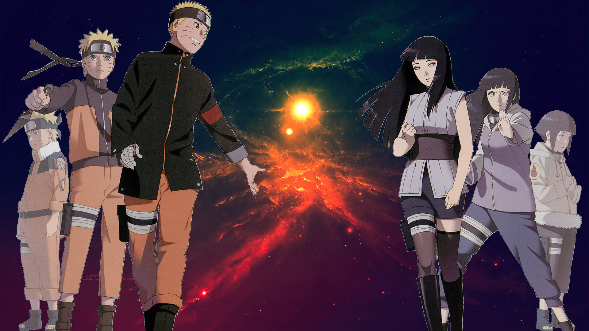 Naruto And Hinata Background Wallpaper
