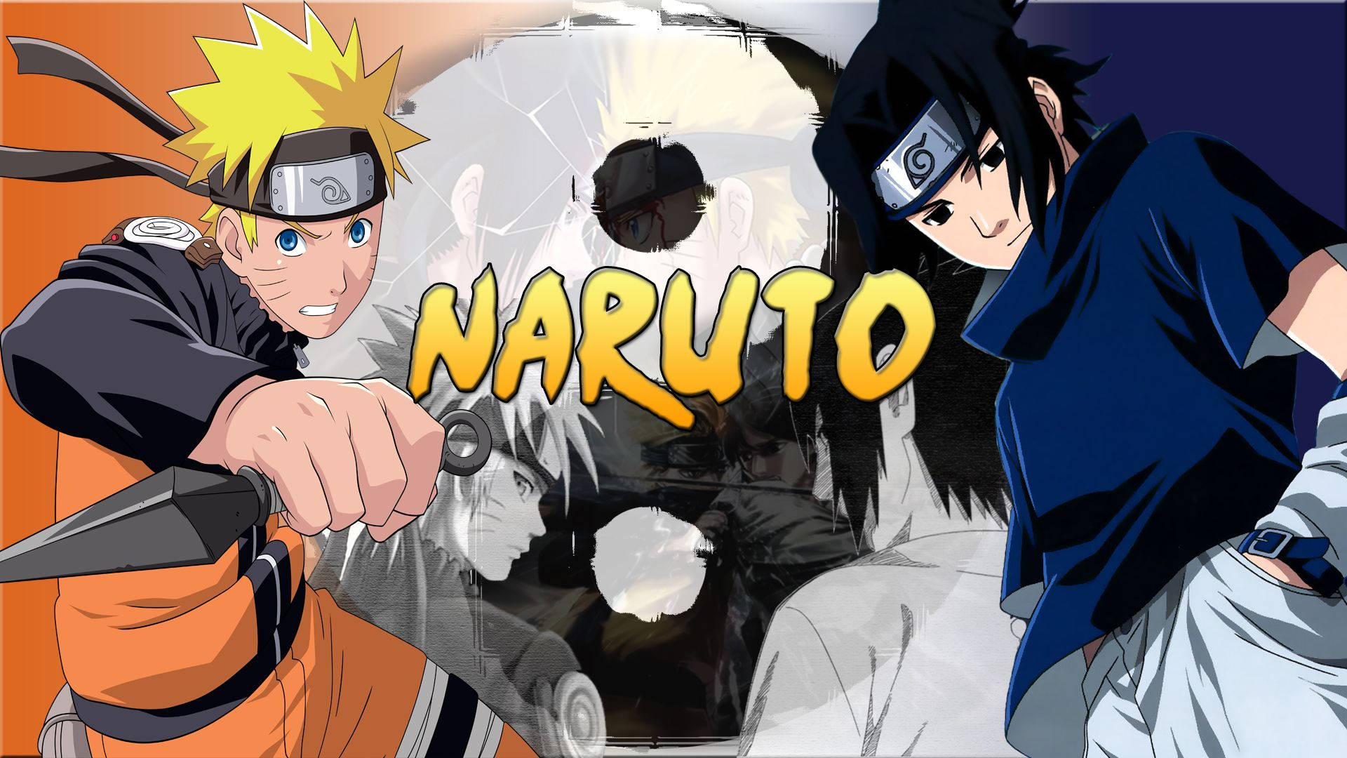 Naruto En Sasuke Achtergrond