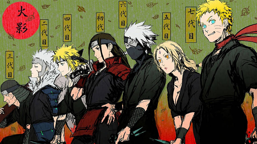 Who are all the Hokages in Naruto