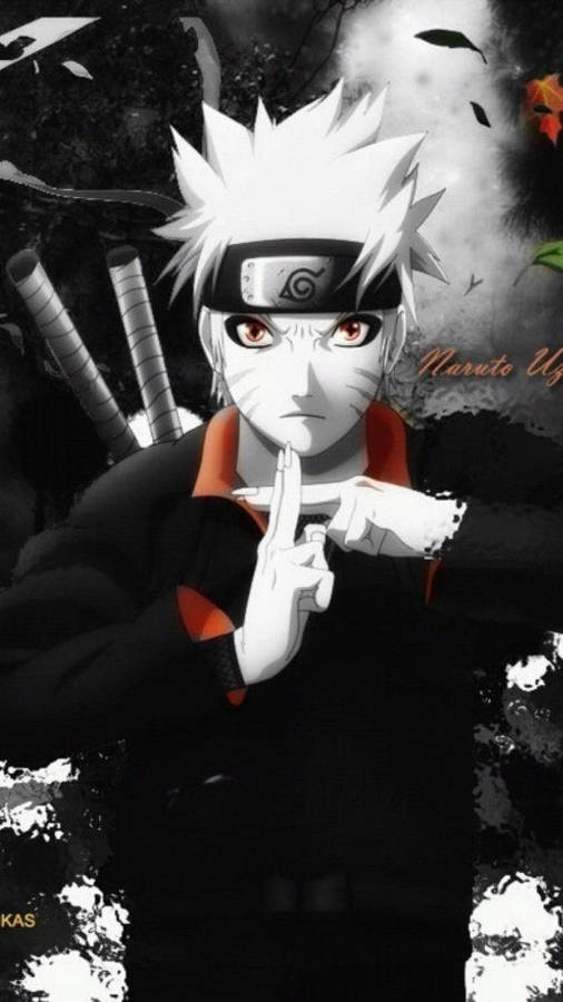 Naruto, anime, edit, sasuke, HD phone wallpaper