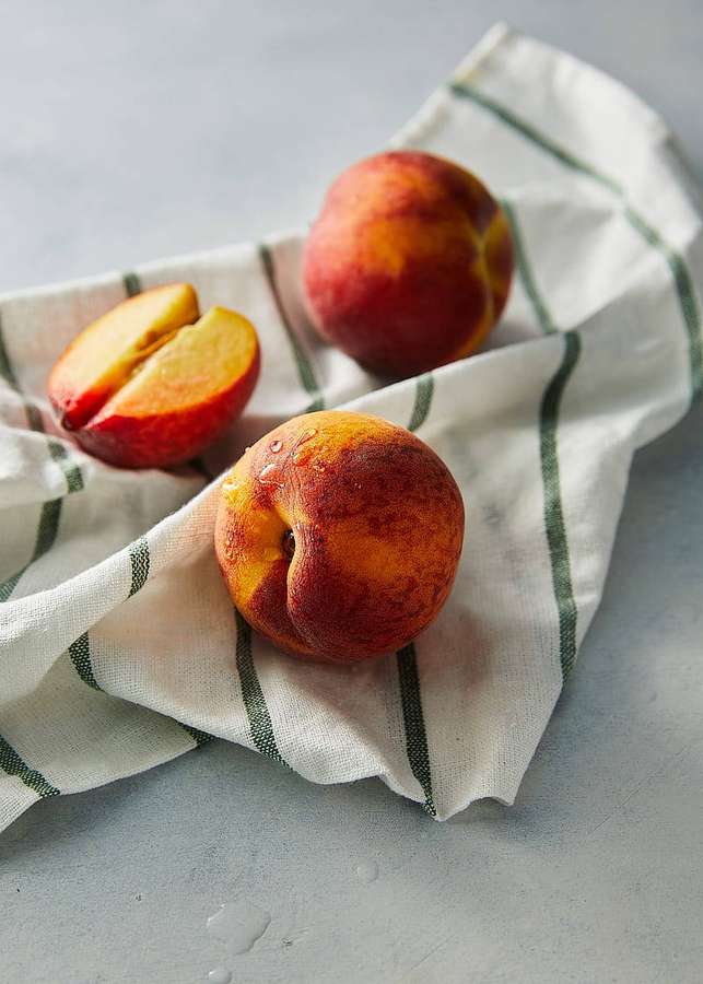Fotografíade deliciosa nectarina madura y fresca. — Nectarina Fondos de pantalla