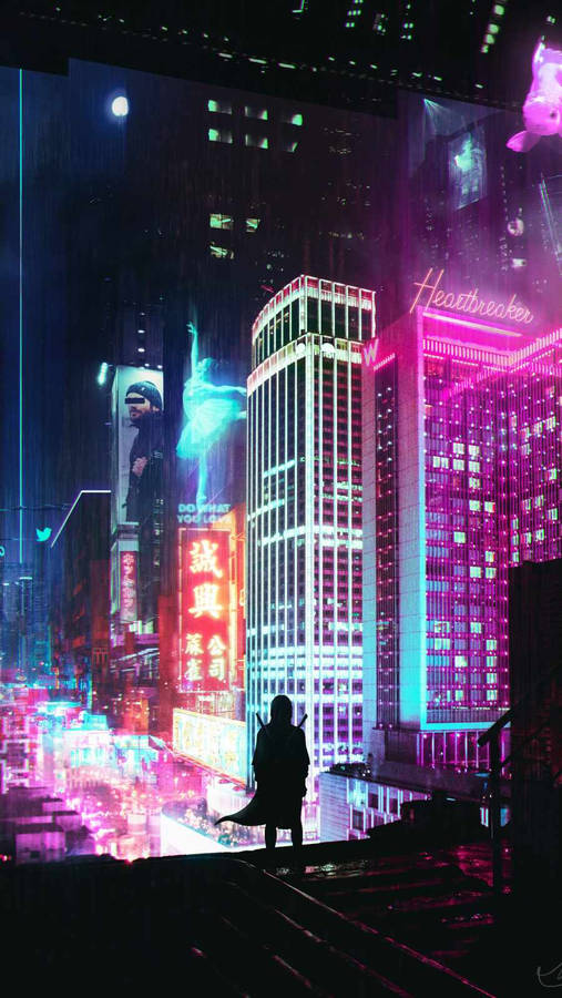 Neon City-hintergrundbilder