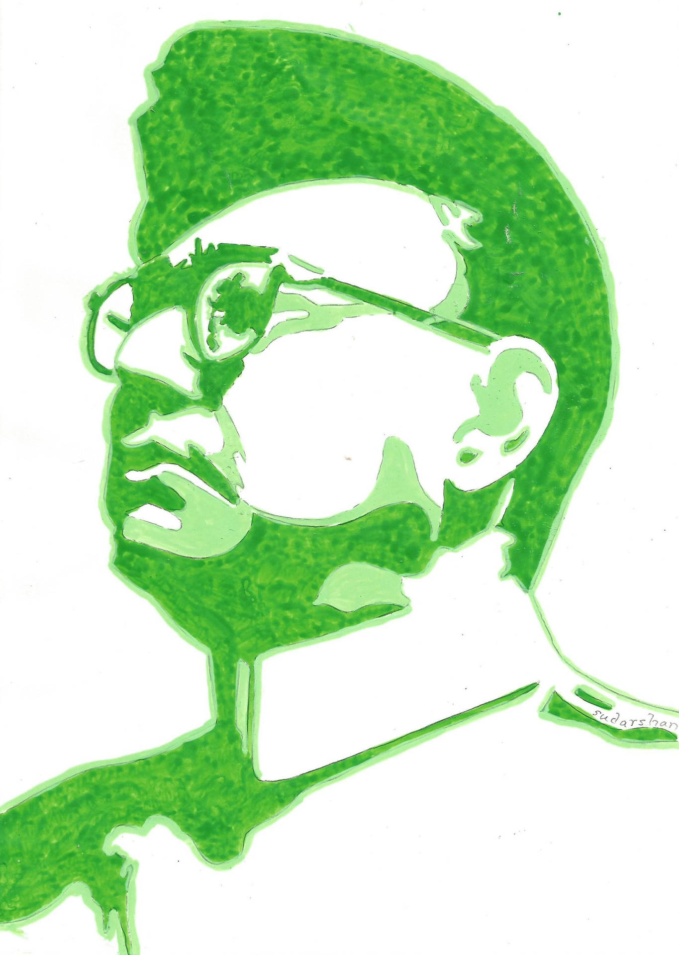 Netaji Subhas Chandra Bose Drawing Step by Step Easy | How to Draw Subhash  Chandra Bose Very Easy - YouT… | Step by step drawing, Drawing competition,  Easy drawings