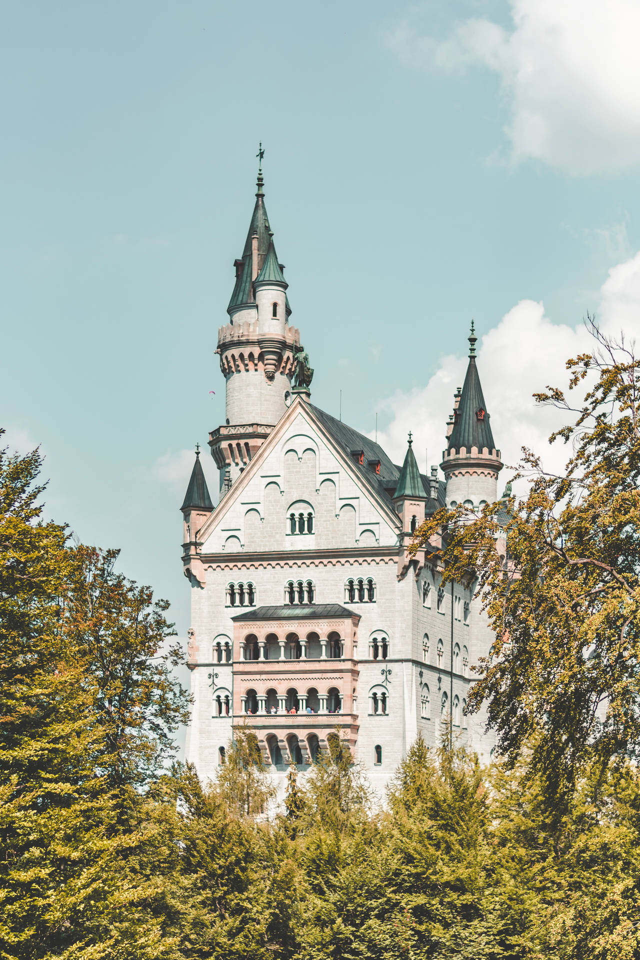 Neuschwanstein Castle Achtergrond