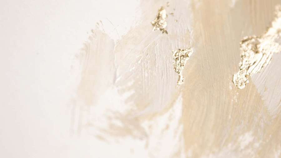 Abstract beige and gold paint texture with metallic flecks for luxury wallpaper. — Neutral Desktop Background