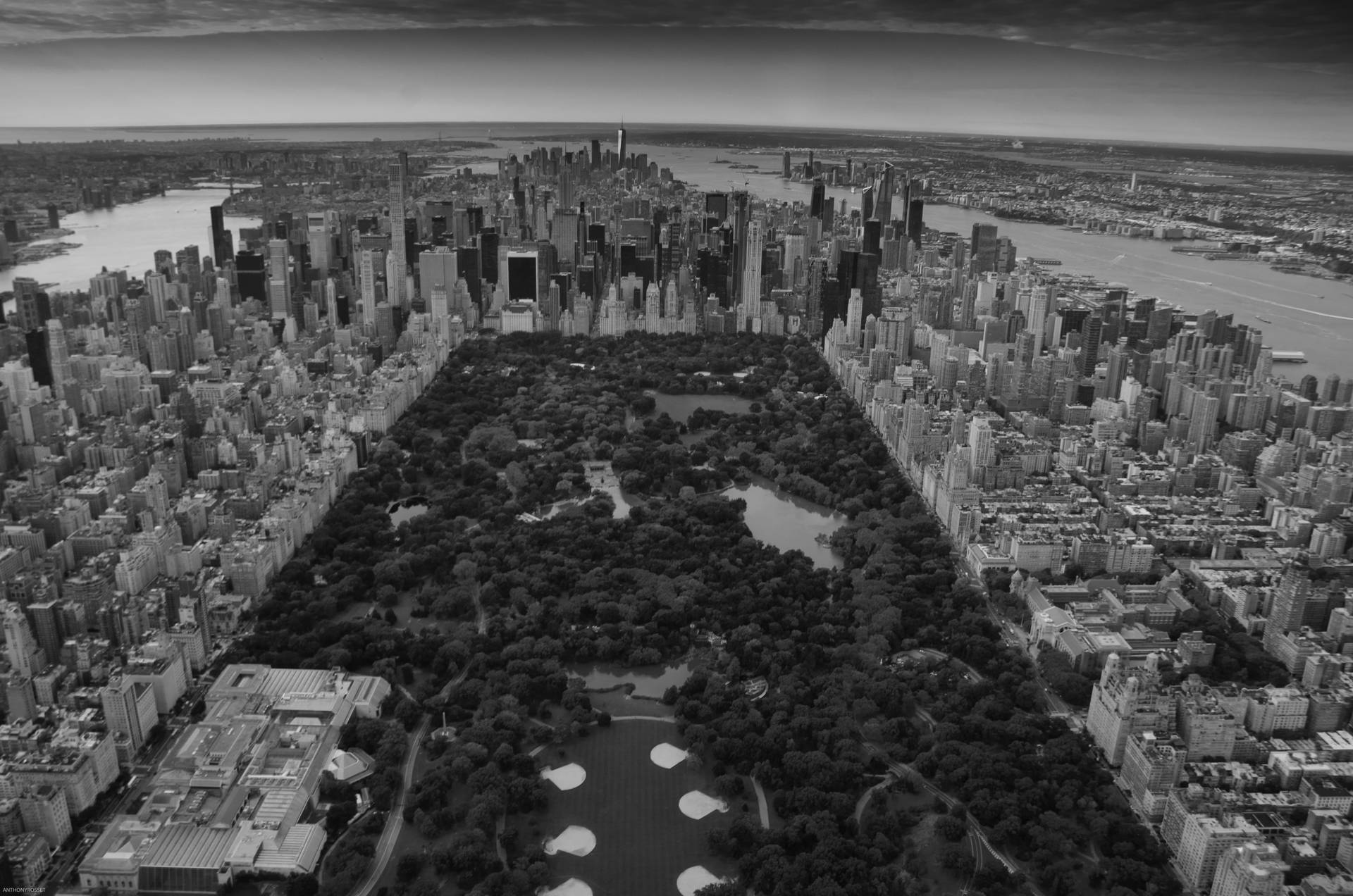 New York Schwarz Weiß Hintergrundbilder