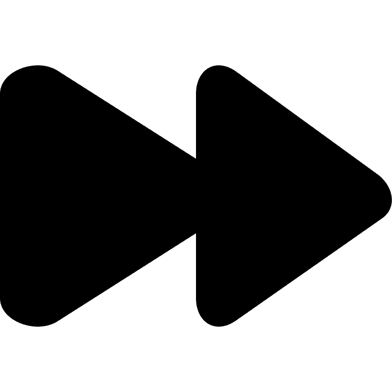Fast Forward Icon Black — Next Wallpaper