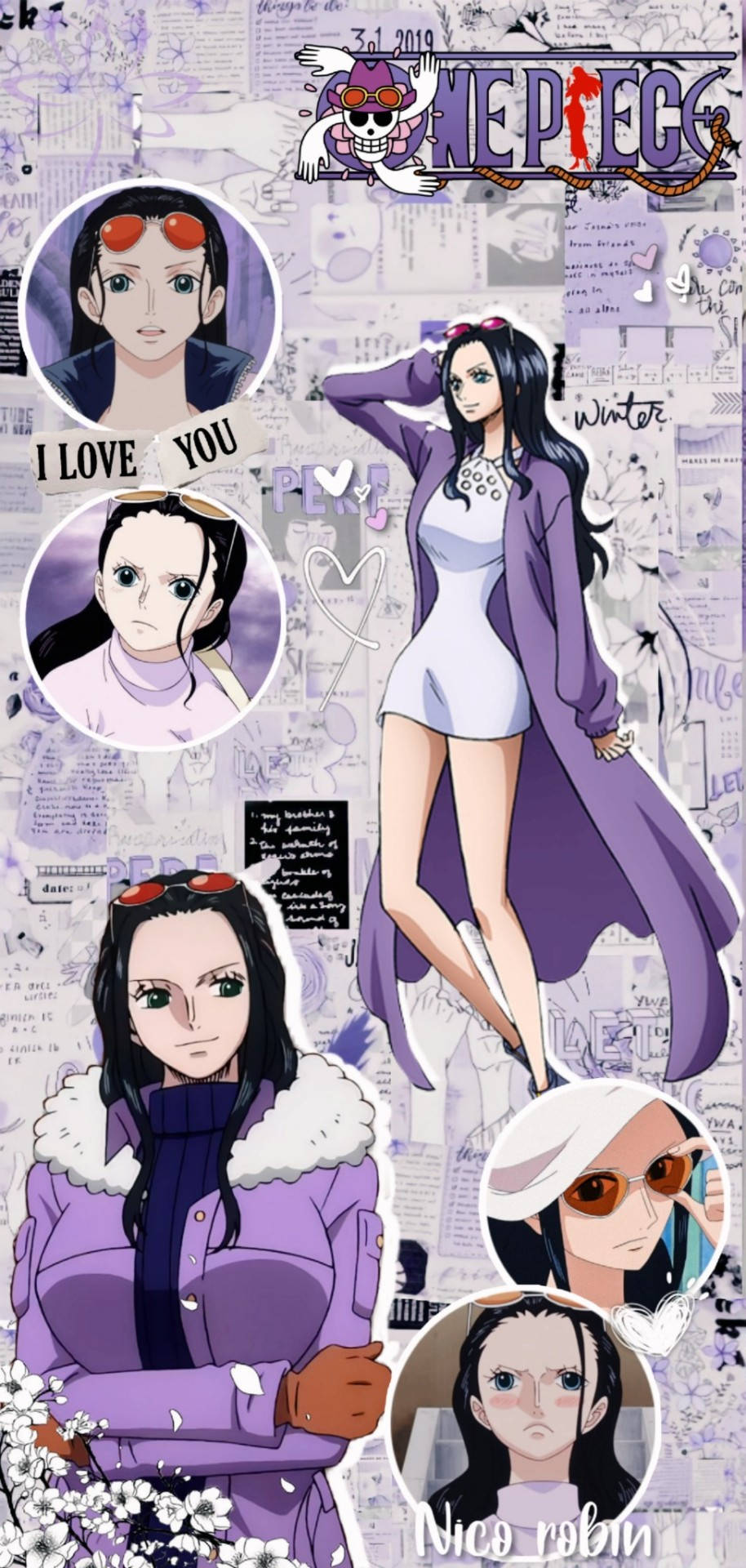 Nico Robin One Piece Bakgrunnsbildet