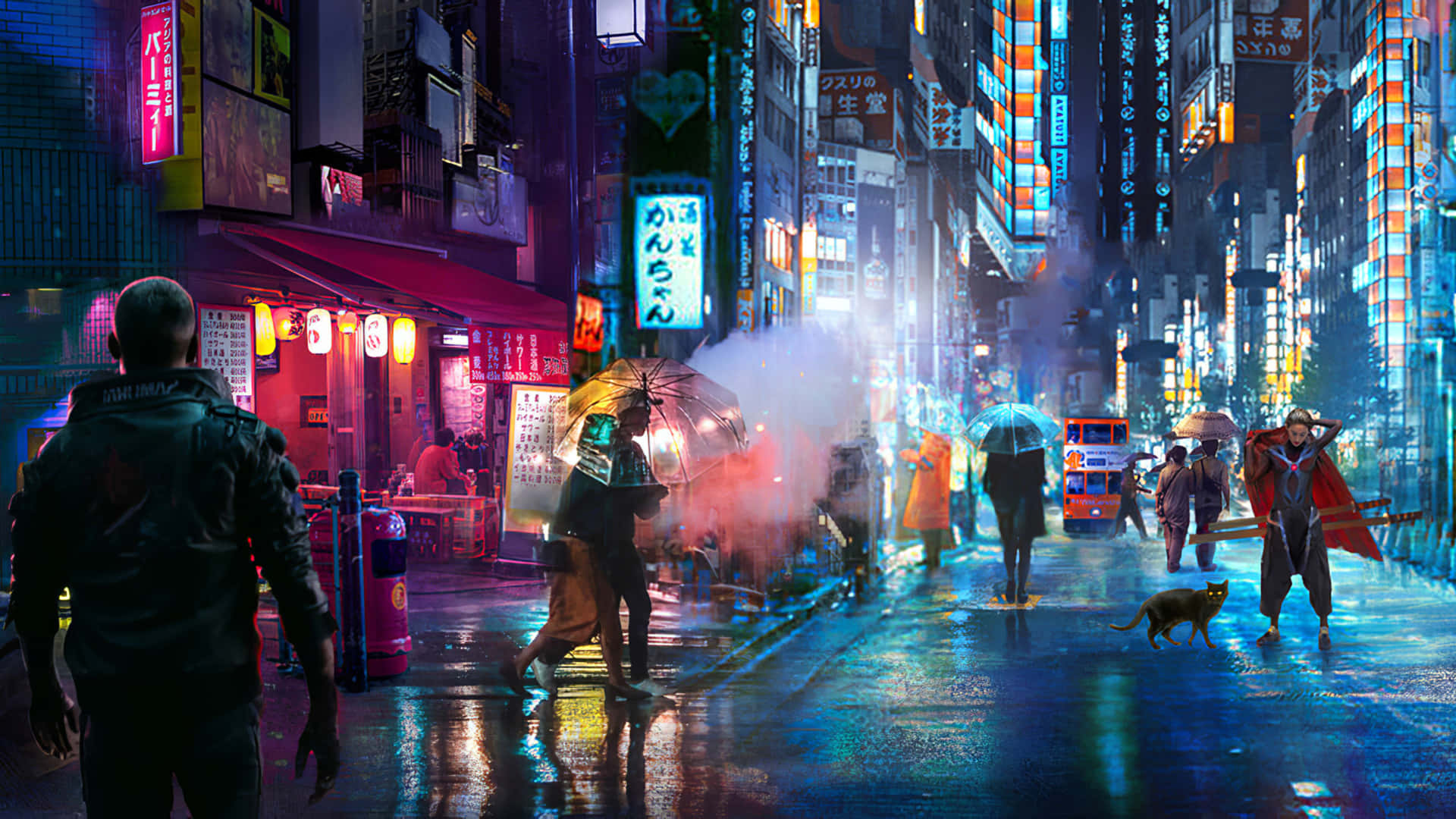 Night Street Billeder
