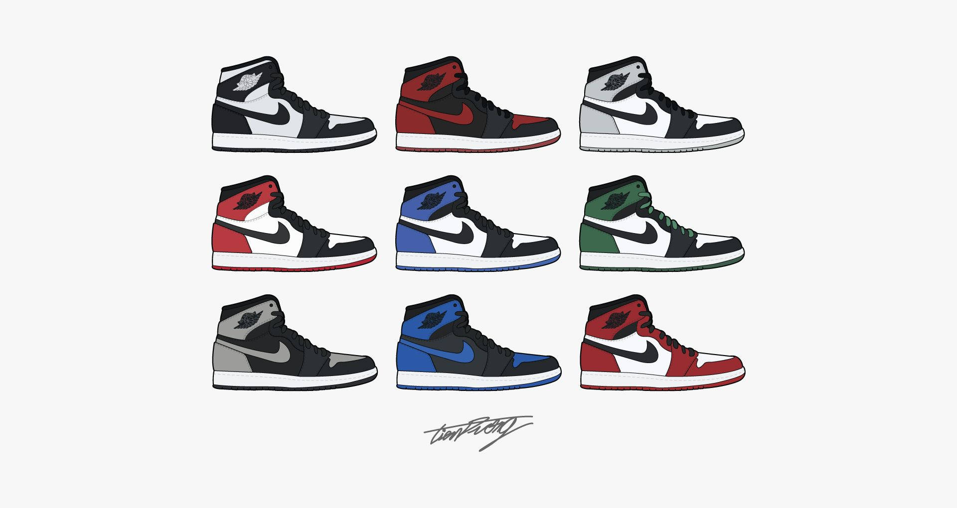 Nike Jordan 1 Sfondo