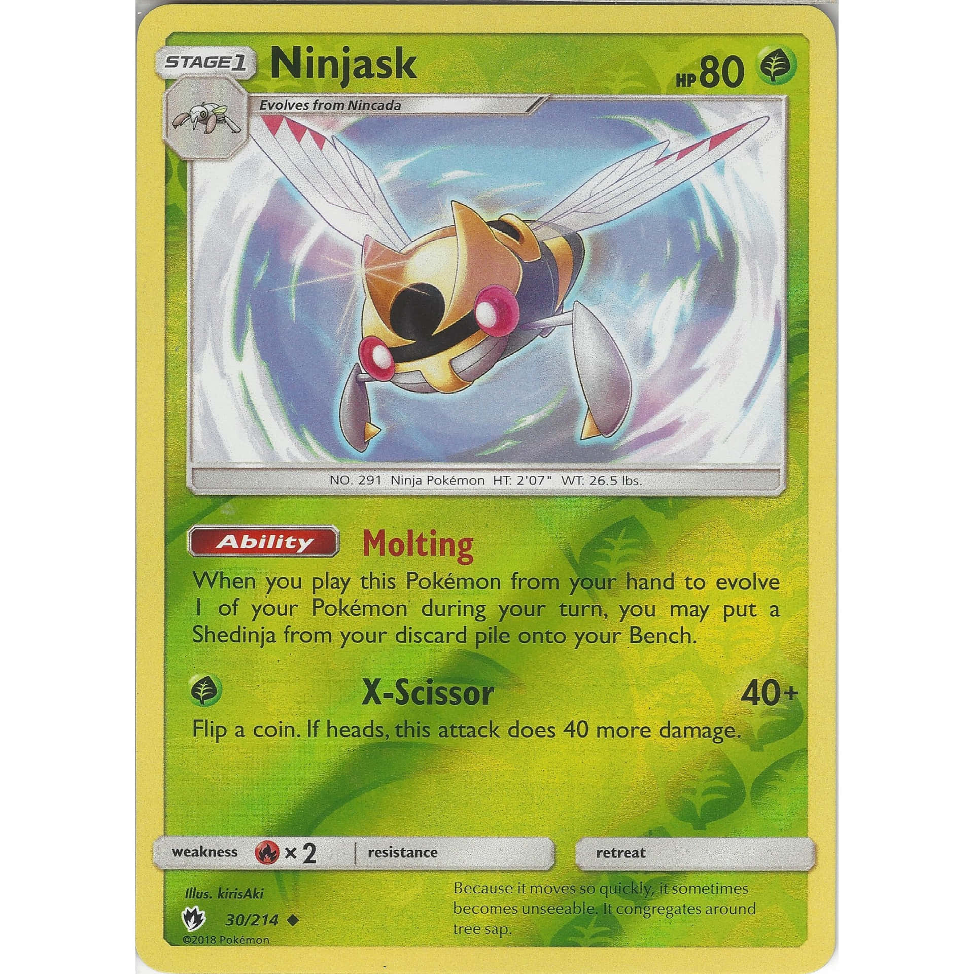 Ninjask Bakgrunnsbildet